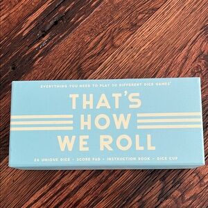 That’s how we roll dice game
